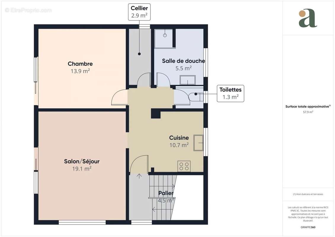 Appartement à BATZ-SUR-MER