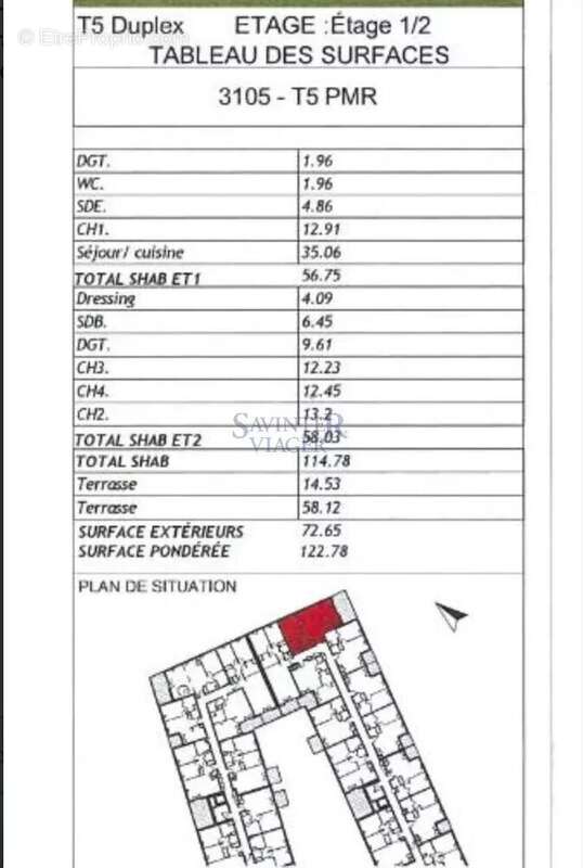 Attique T5 en duplex avec grandes terrasses et 2 garages – Bonneville- libre de suite - photo 29