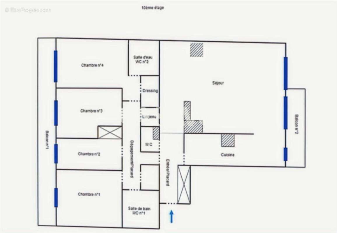 Appartement à PARIS-14E