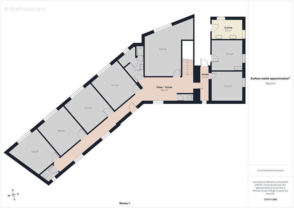 Immeuble de rapport - Asprieres  200 m2 - photo 18