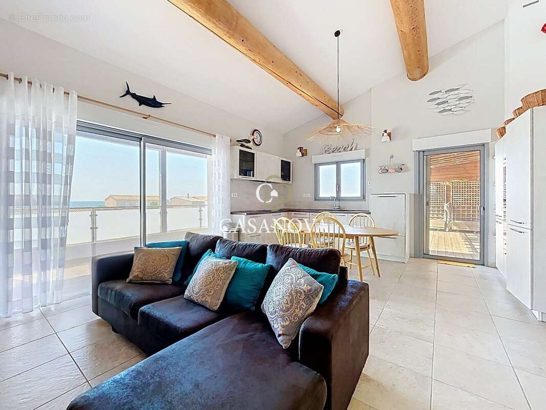 Villa avec vue mer à vendre à Marseillan Plage  Maison 5 chambres avec rooftop, garage, parkings et plages à pied - photo 2