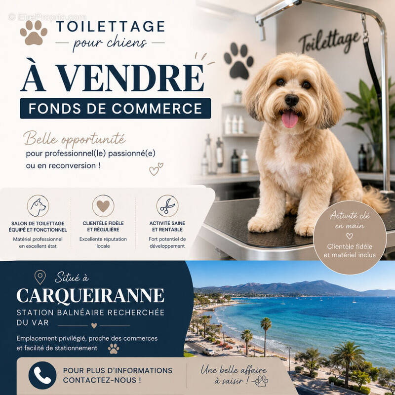 Commerce à CARQUEIRANNE