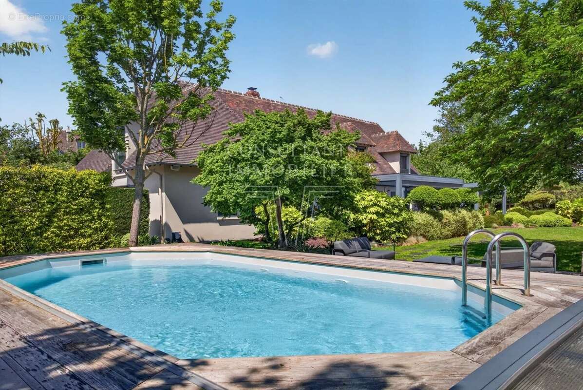 Tourgeville plage-maison 6 chambres- piscine - photo 13