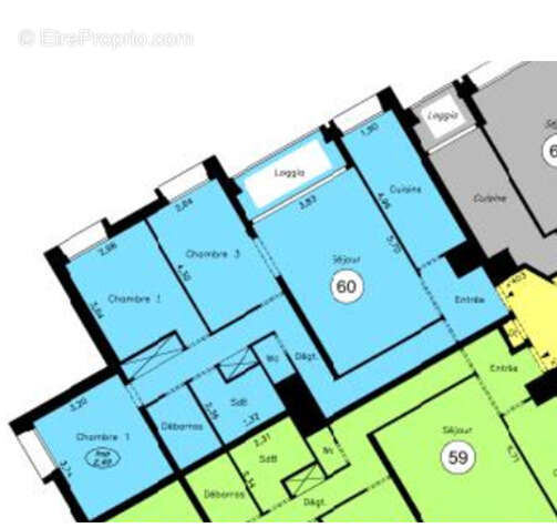 Appartement à PUTEAUX