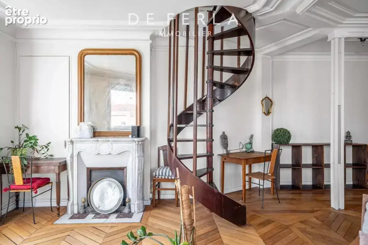 Duplex 4 pièces – Rue d'Alésia, Paris 14e – Balcon 10,79 m² – Sans vis-à-vis - photo 6