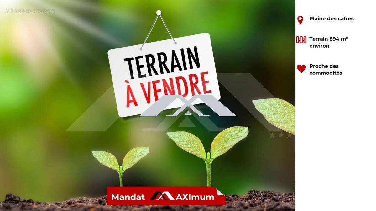 Terrain à SAINT-PIERRE