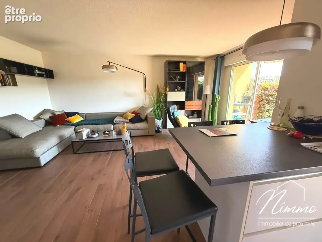 Exclusivité nîmes vacquerolles  appartement t3 en rez-de-jardin parking piscine - photo 3