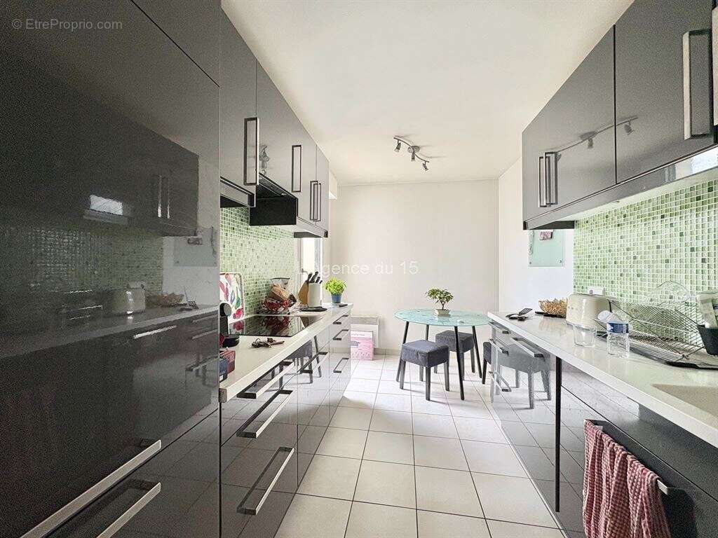 Issy - quai de seine / appartement familial / terrasse / vue degagee / cave / parking / - photo 5