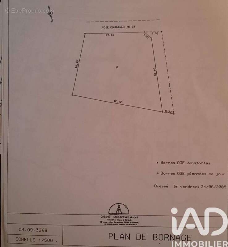 Photo 2 - Terrain à LES ARTIGUES-DE-LUSSAC