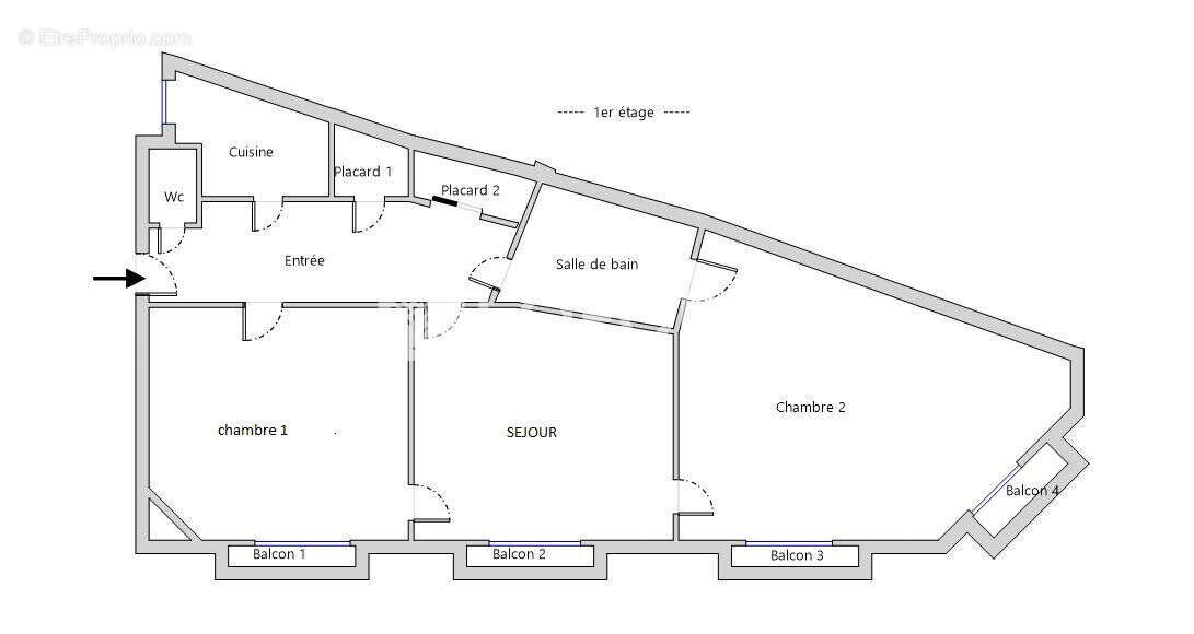 Appartement à PARIS-15E