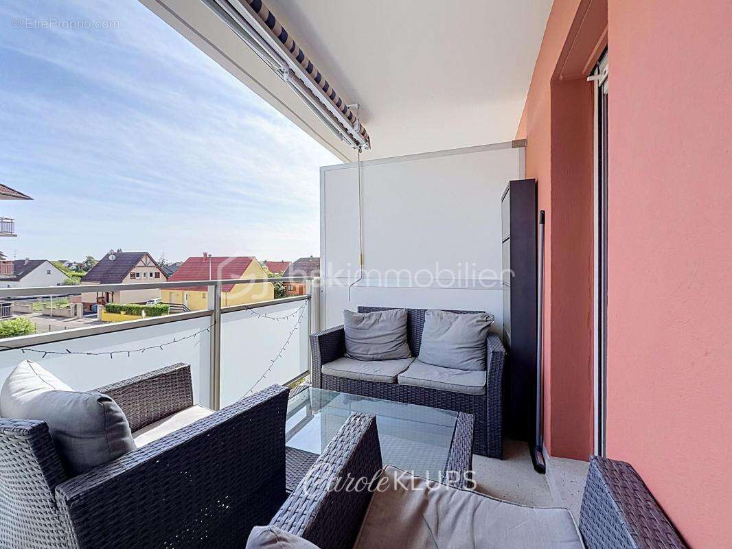 WITTENHEIM – Appartement 3 pièces de 75 m² avec ascenseur, cave et deux balcons - photo 2