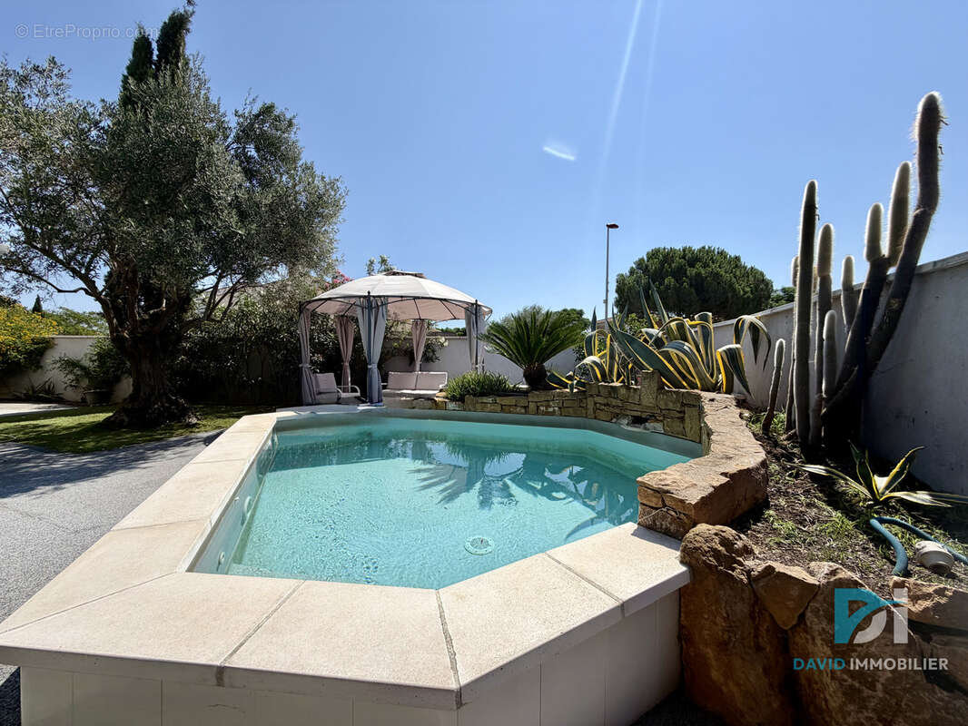 Saint-thibery, villa  4 faces avec jardin piscine et garage - photo 15