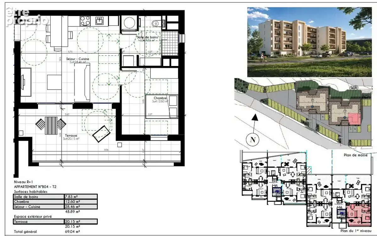 Vente Grand T2 Porticcio - photo 2