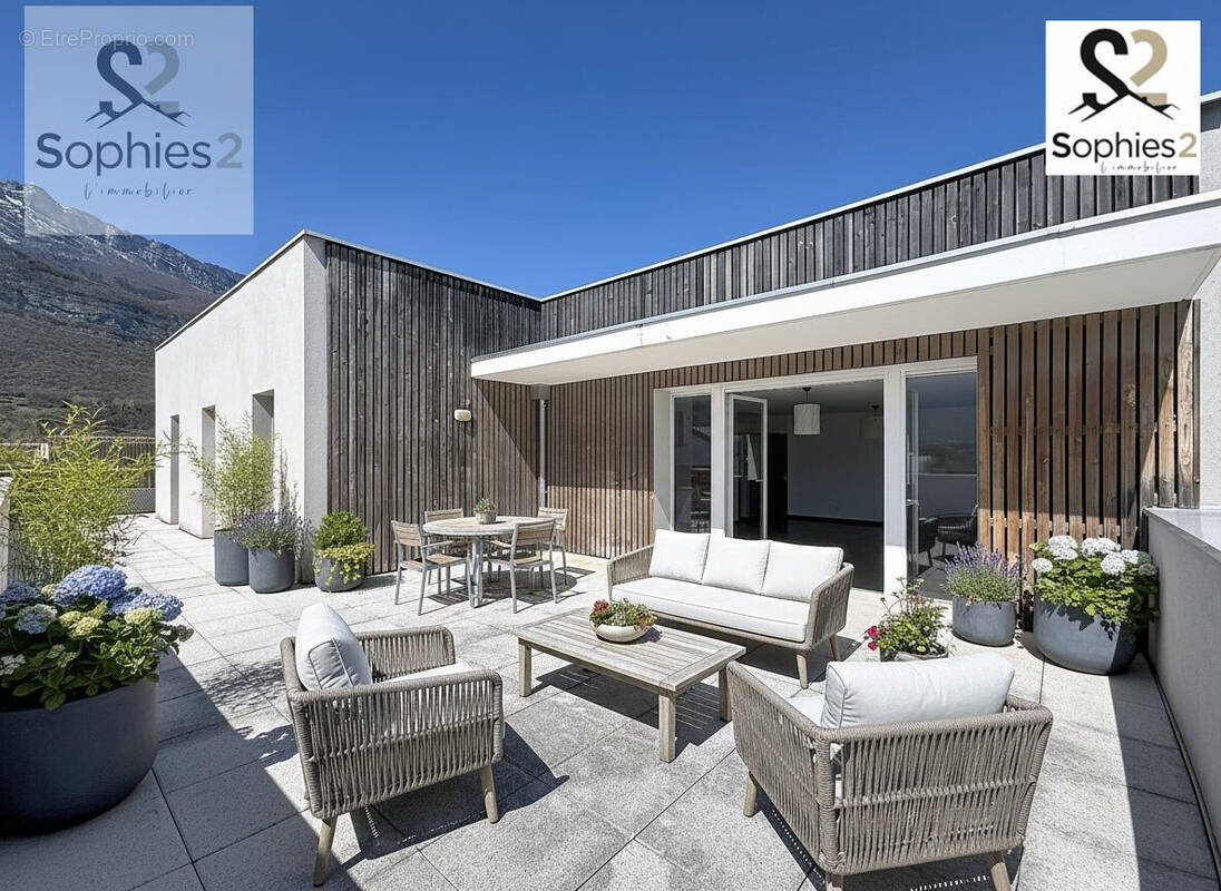 Terrasse Sud meublée - Appartement à VARCES-ALLIERES-ET-RISSET
