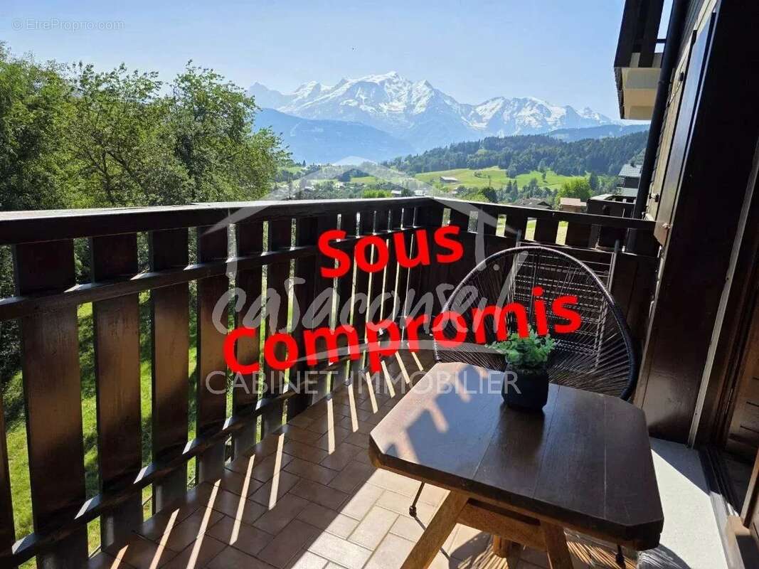 Cordon- Joli deux pièces avec vue Mt Blanc - photo 2