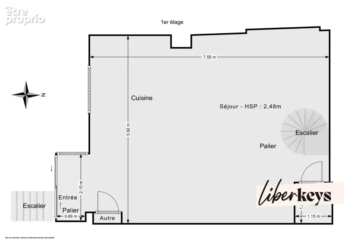 Maison de village rénovée 85 m² – 2 chambres – Garage, cave – Centre Taluyers au calme - photo 9