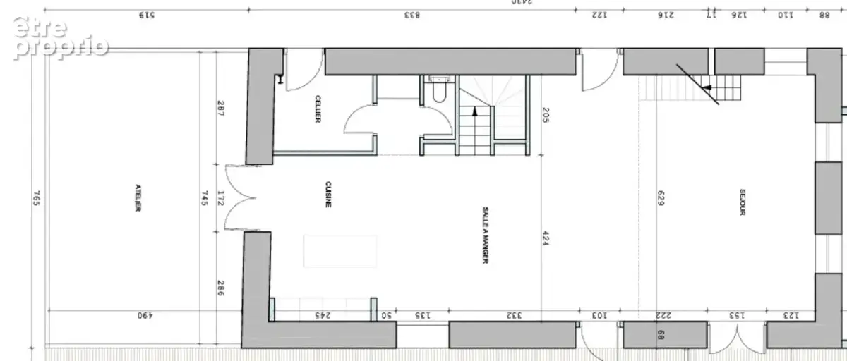 Bâtisse du XVIᵉ siècle à réhabiliter & Grange en cours de travaux – Ensemble foncier de 11 133 m² – Saint-Vigor-des-Monts (50420 - photo 14