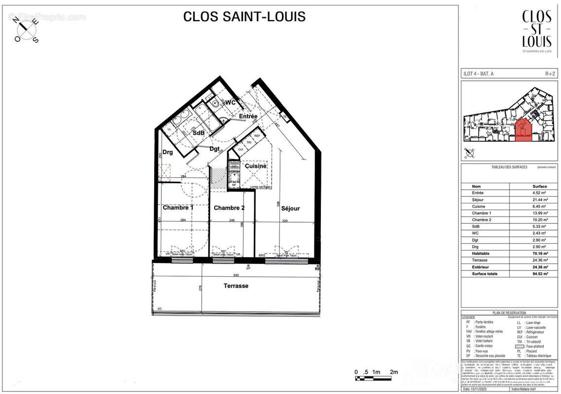 Appartement à SAINT-GERMAIN-EN-LAYE