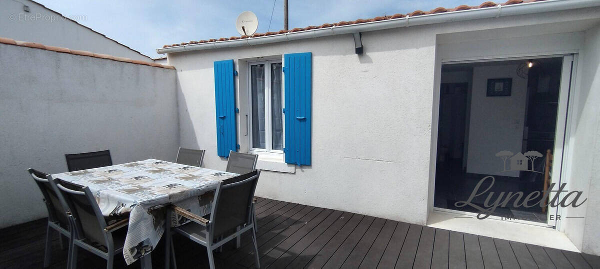 terrasse - Maison à SAINT-GEORGES-D'OLERON