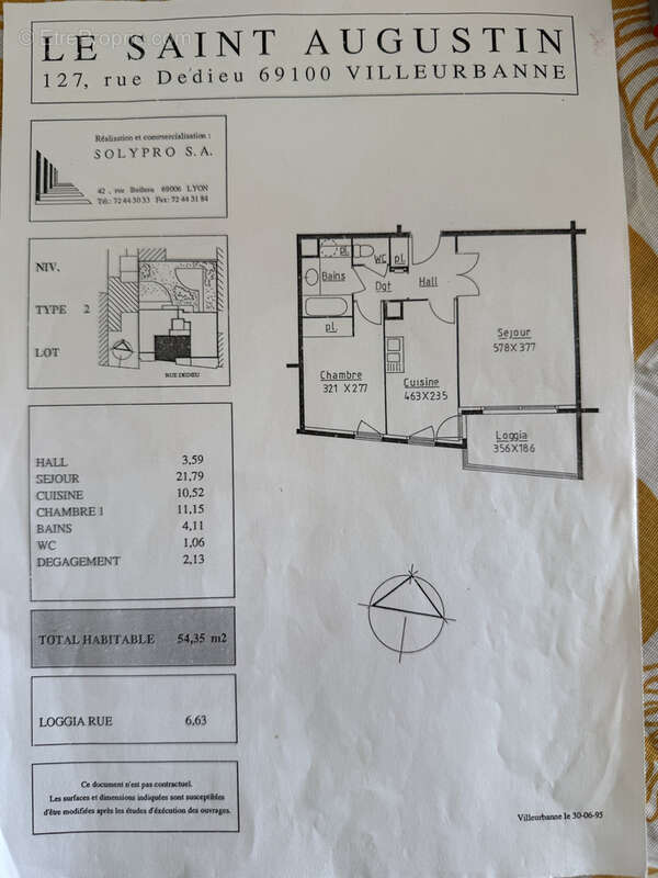 Appartement à VILLEURBANNE