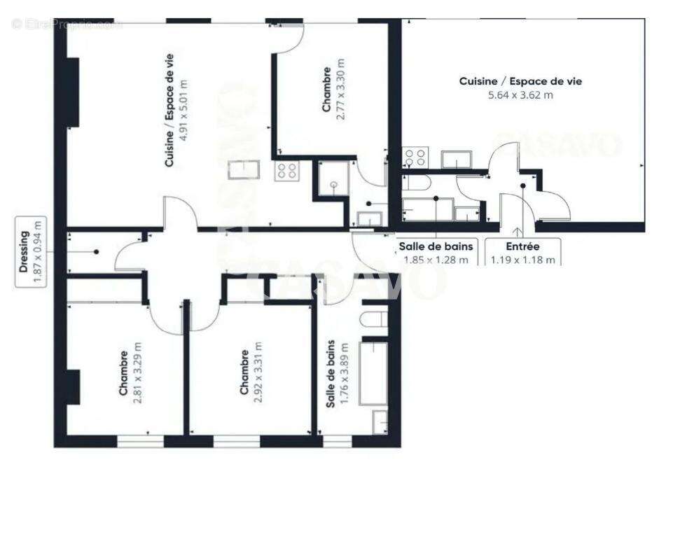 Appartement à PARIS-11E