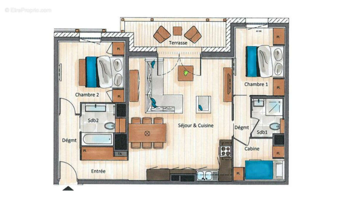 Appartement à LES GETS