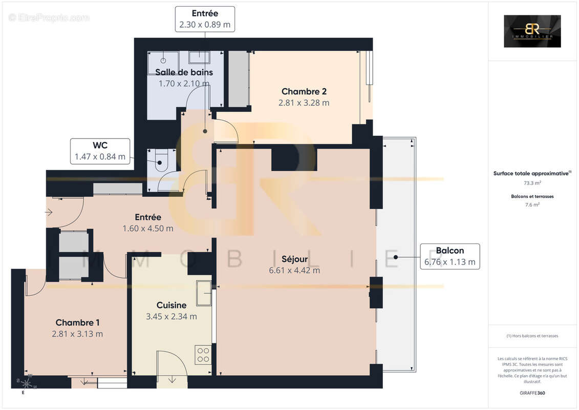 Appartement à PARIS-20E