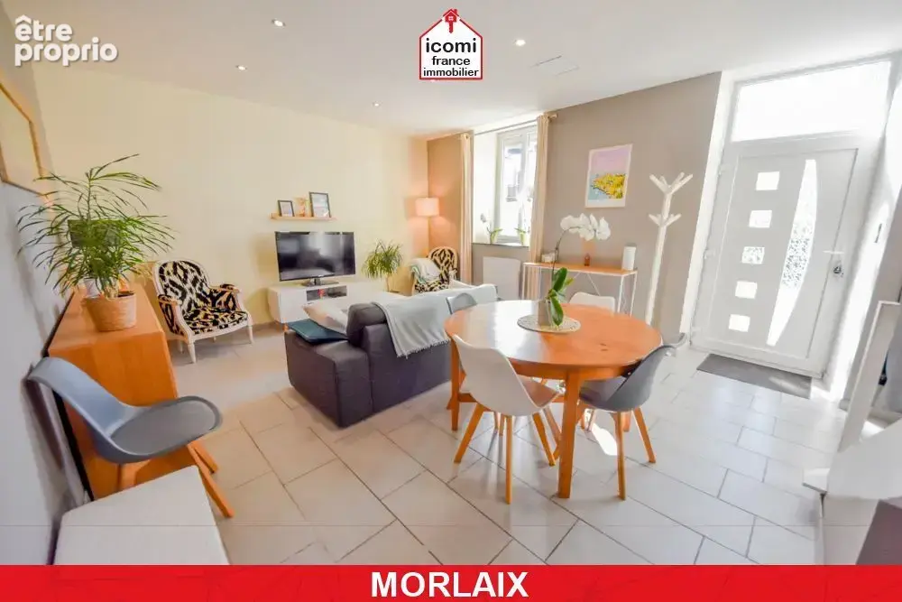Finistere - morlaix (29600) - a vendre - maison de ville t5 95m² de 1940 - 3 chambres - aucuns travaux - coup de coeur - proche  - photo 2
