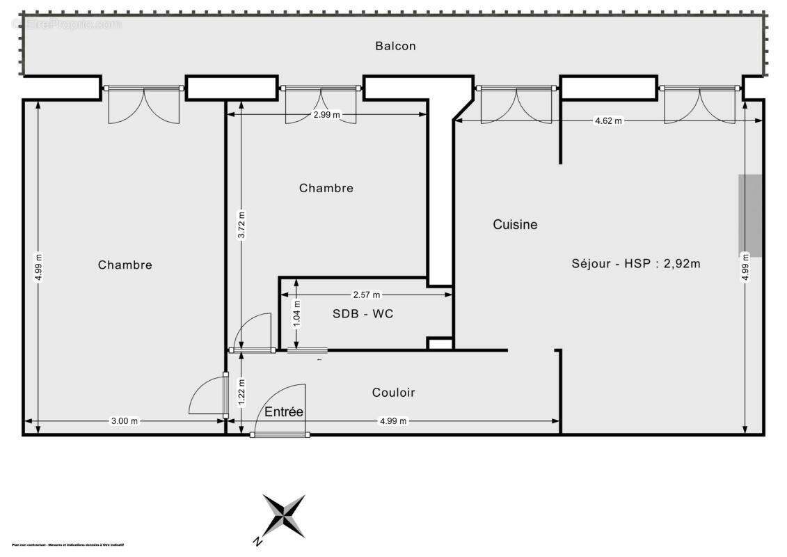 Appartement à PARIS-19E