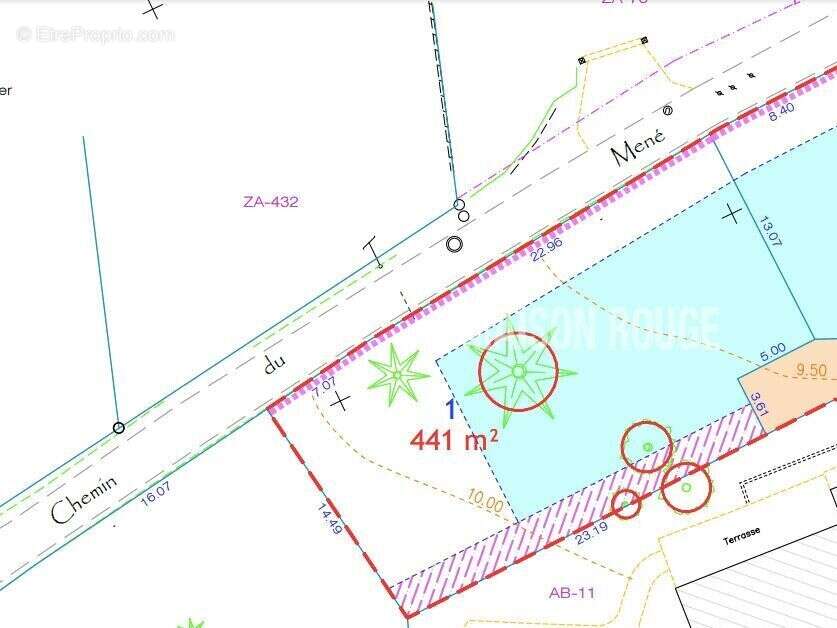 Terrain à SAINT-ARMEL