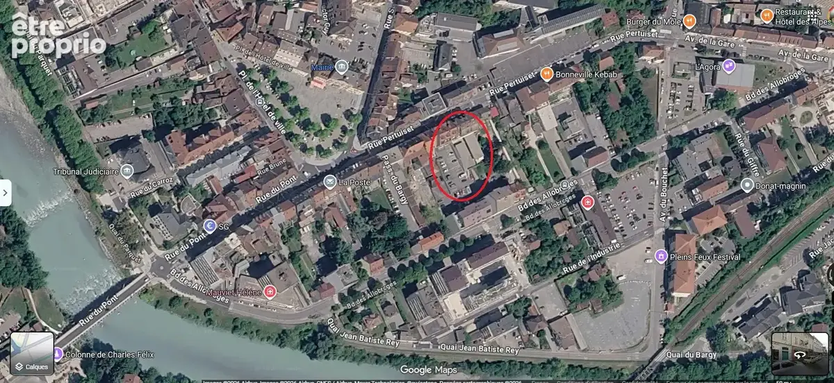 Situation Imperatori centre ville BOONNEVILLE