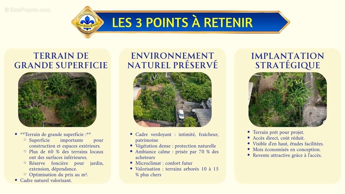 Terrain à SAINT-DENIS