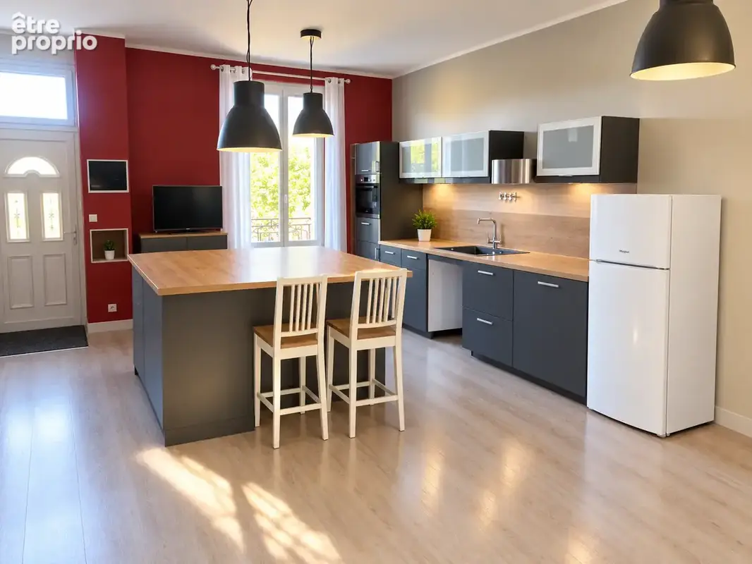 Maison 3 chambres 1 bureau - vie de plain-pied terrain 934 m2 - photo 9