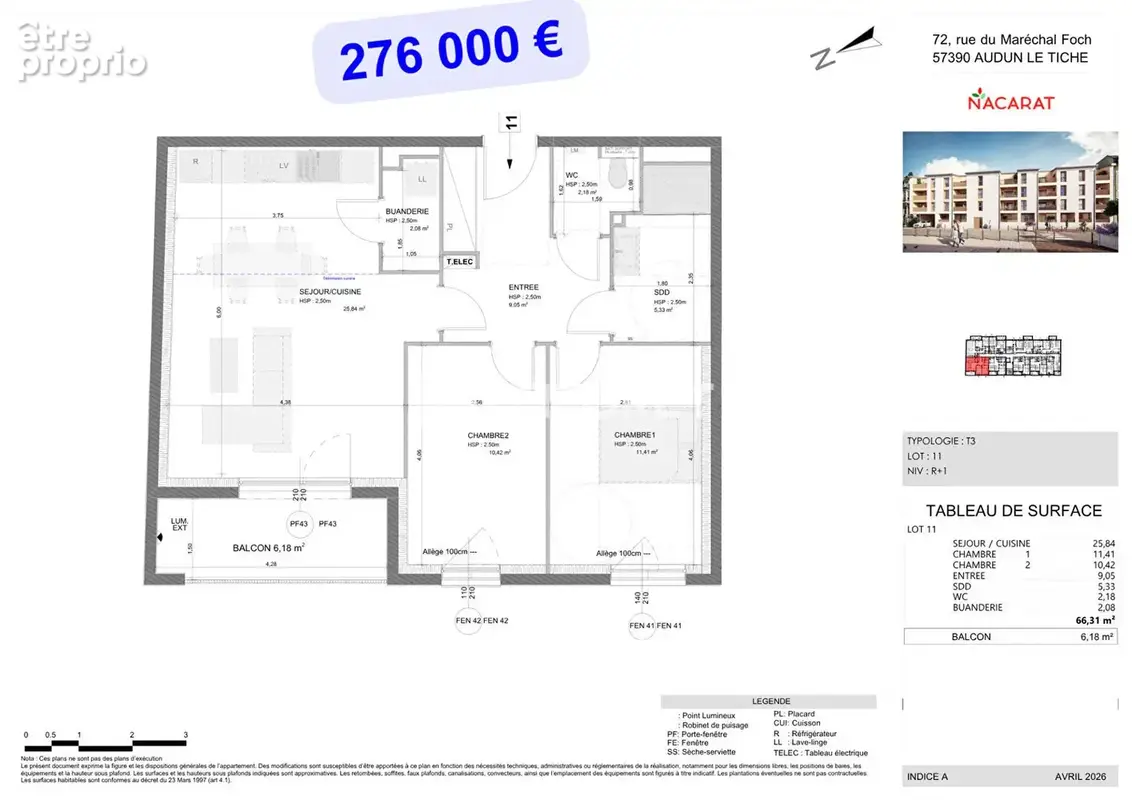 Programme Neuf "Coeur d'Opale" Appartements T3  de 63,71 m2 à 73 m2 - photo 10