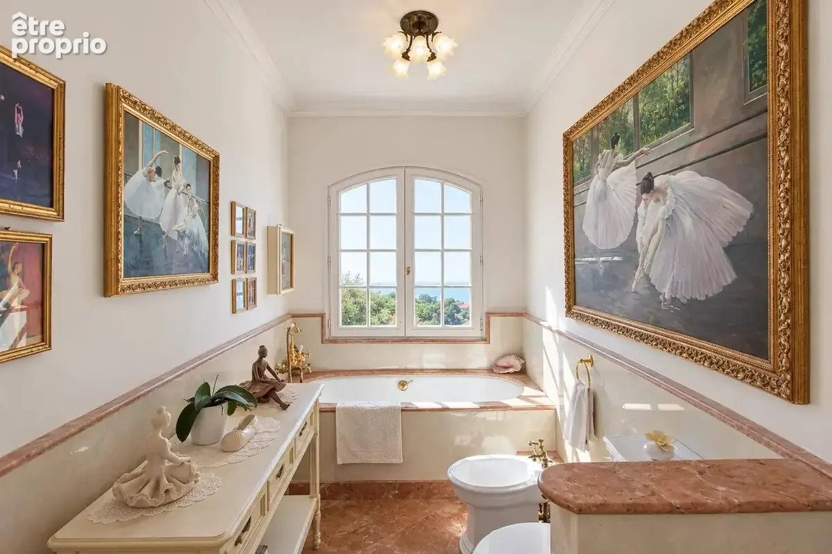 Cap d'ail - villa 350m²  terrain 1425m²  vue mer - photo 14