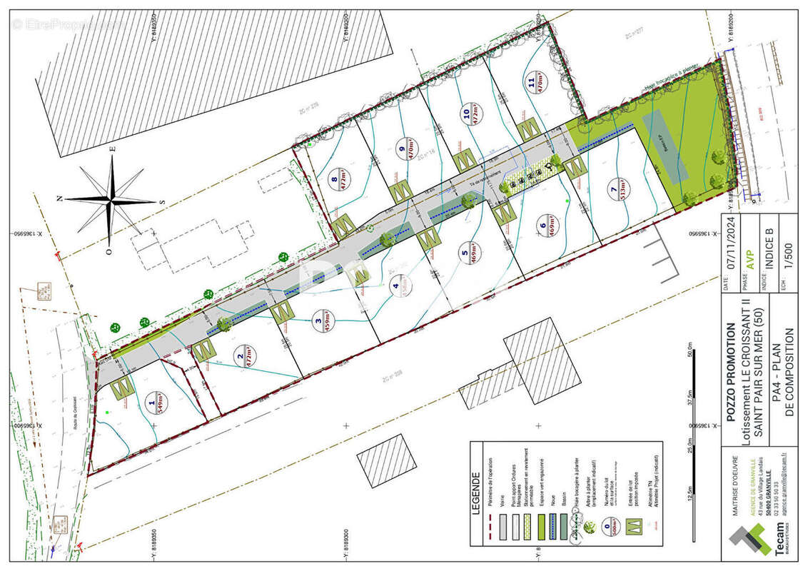 Terrain à SAINT-PAIR-SUR-MER