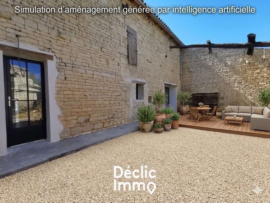 La Rochénard (79)  Maison en pierre entièrement rénovée  121 m²  Environnement calme - photo 12