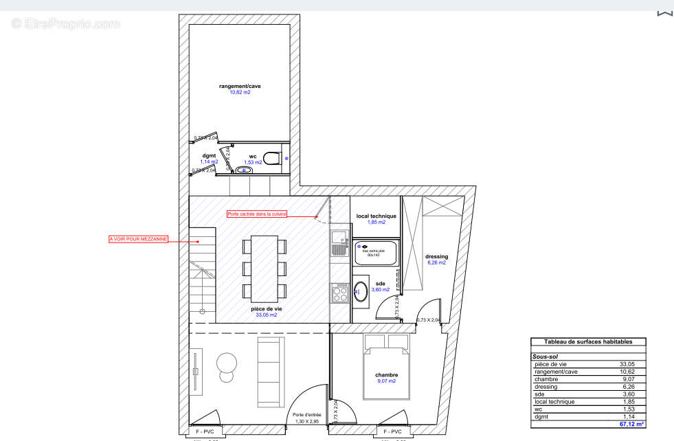Appartement à SERRIERES