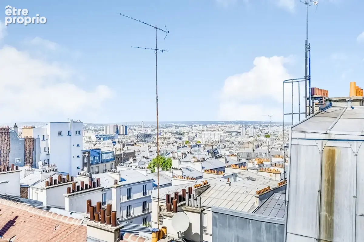 Studio proche sacre coeur en dernier etage avec ascenseur - photo 3