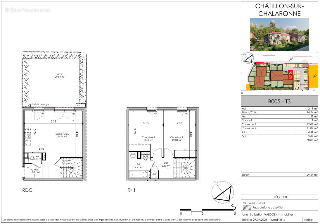 Appartement à CHATILLON-SUR-CHALARONNE