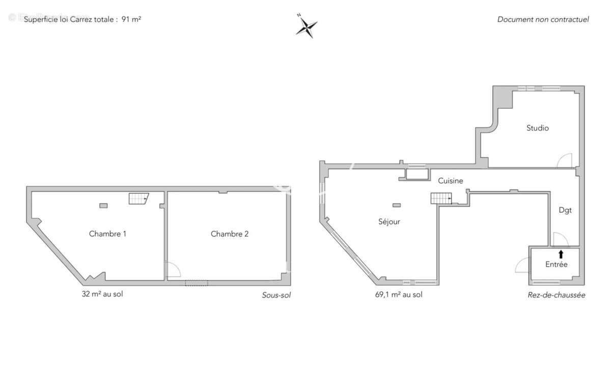 Appartement à PARIS-18E
