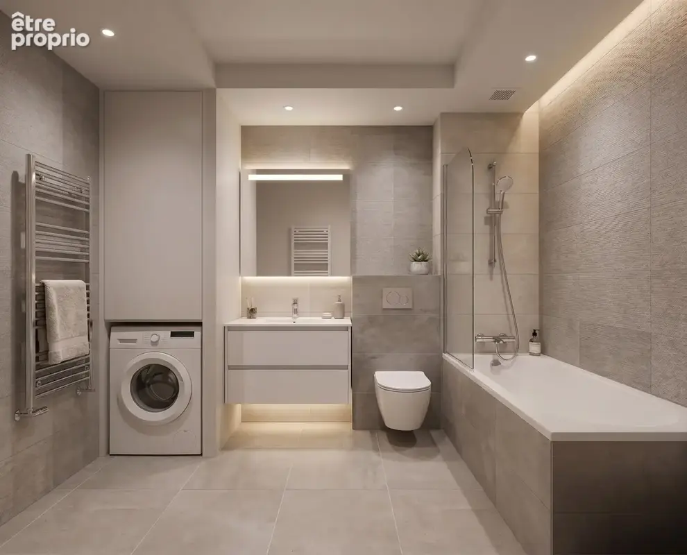 République : Superbe T3 de 65.75 m2 en étage avec un balcon de 8.82m2   Expo Sud-Ouest - photo 5