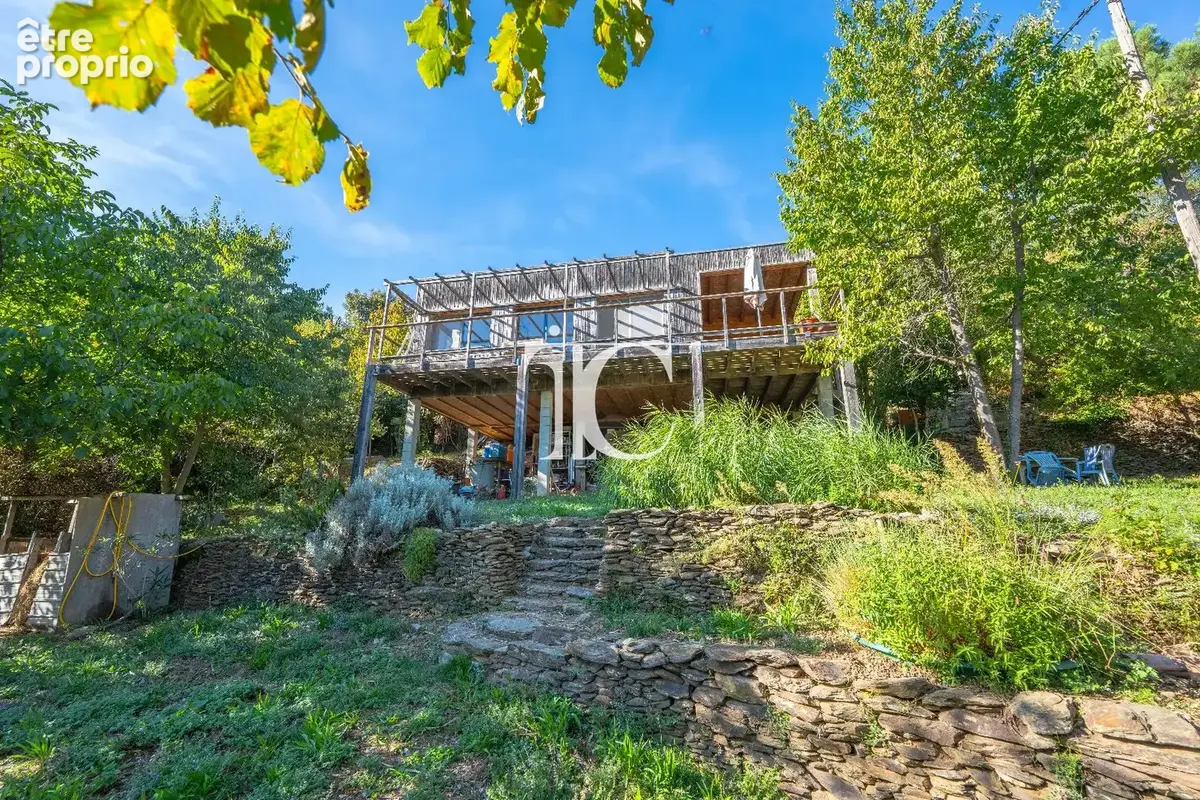 Villa ossature bois avec vue exceptionnelle sur le chassezac terrain de 1 965 m² - photo 8