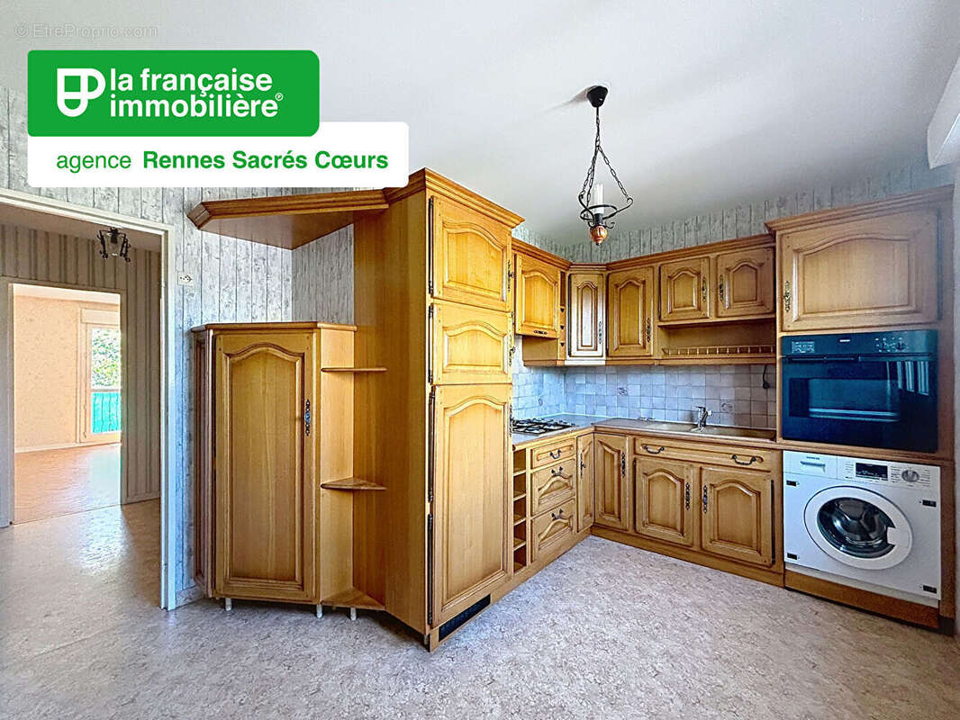Appartement T3 de 61,58 m² Proche métro  Rennes sud - photo 2