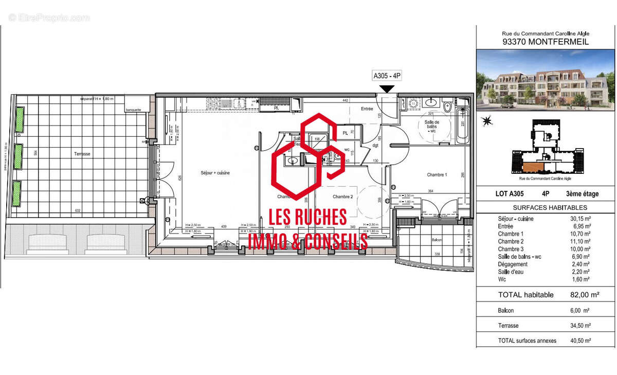 Appartement à MONTFERMEIL