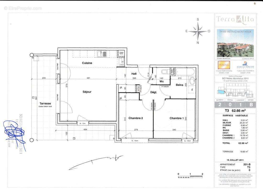 Appartement à VETRAZ-MONTHOUX