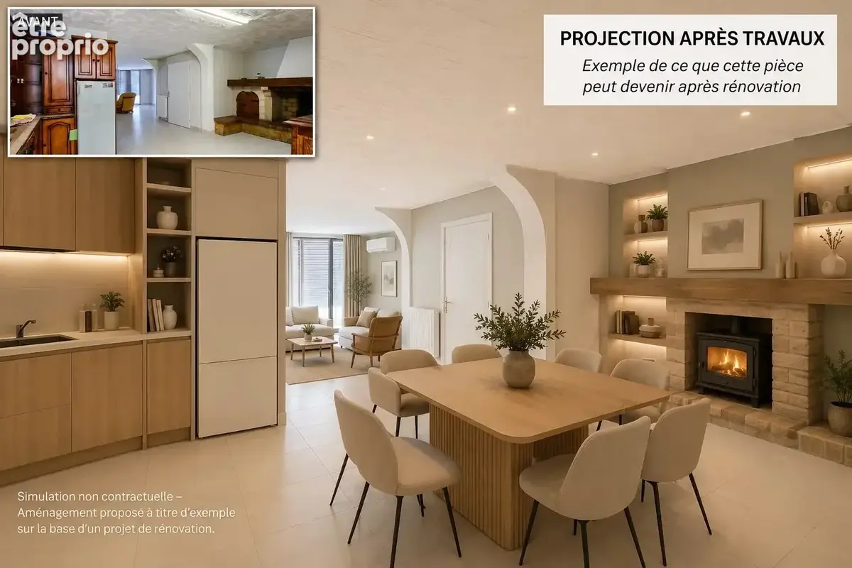 Grande maison de ville avec garage et cour - photo 4