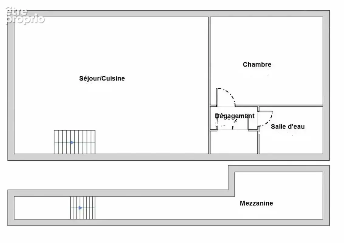 2/3 pièces avec mezzanine, quartier des enfants rouges, dernier étage - photo 13