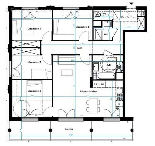 Appartement à BORDEAUX