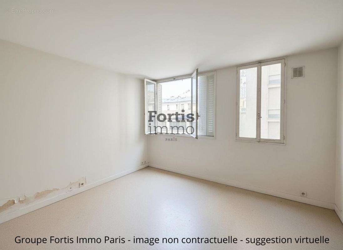 Paris 18 - appartement t3 de 52.5 m² a renover - photo 9